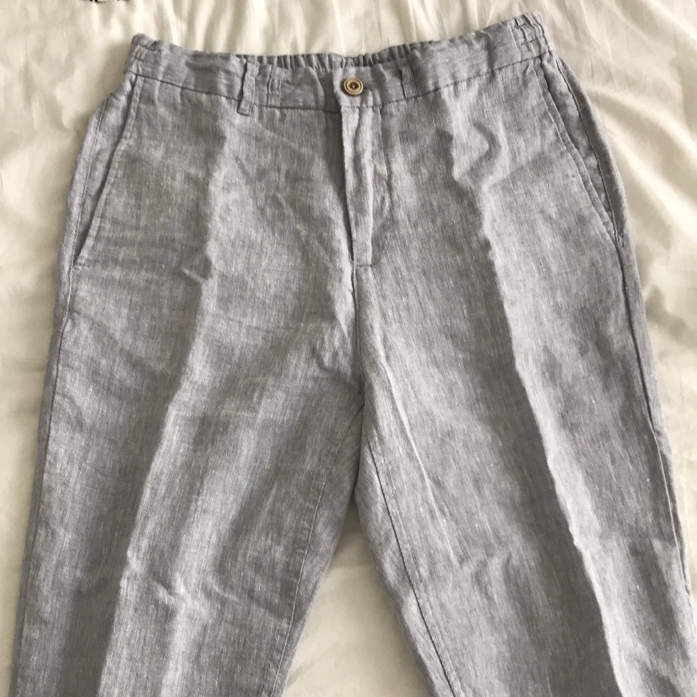 Grey lines pants -Zara